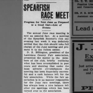 Spearfish Race Meet